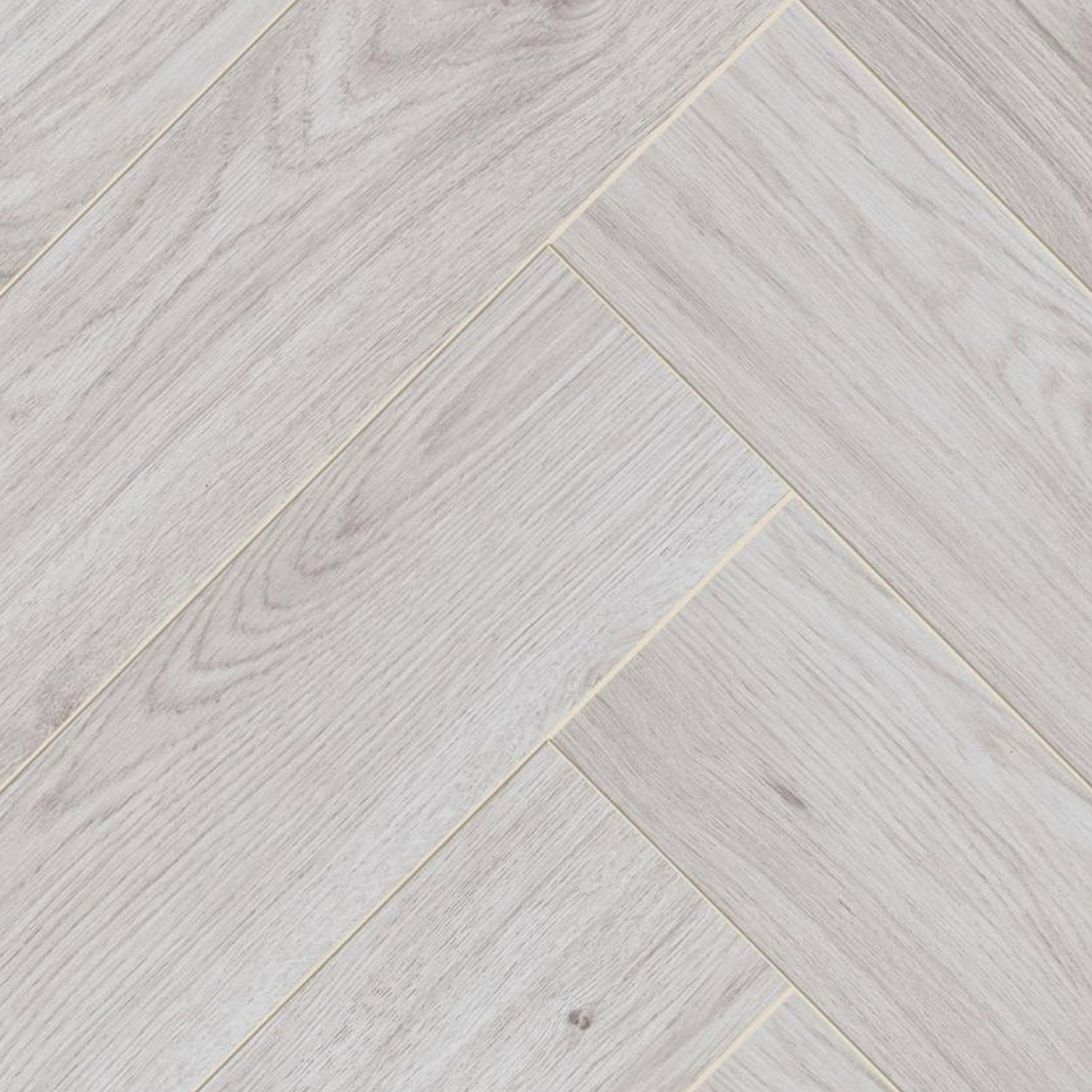 Bordeaux Oak - Herringbone 8mm Laminate Flooring (122367)