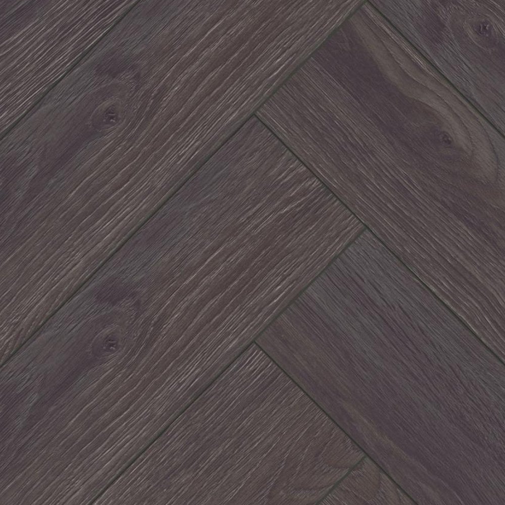 Elba Oak Black - Herringbone 8mm Laminate Flooring (122371)
