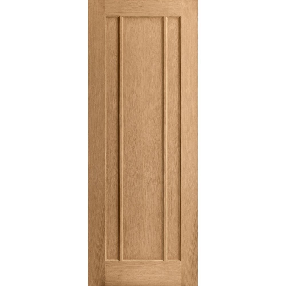 Oak Internal Unfinished Toledo Made-to-Measure FD30 Fire Door (122638)
