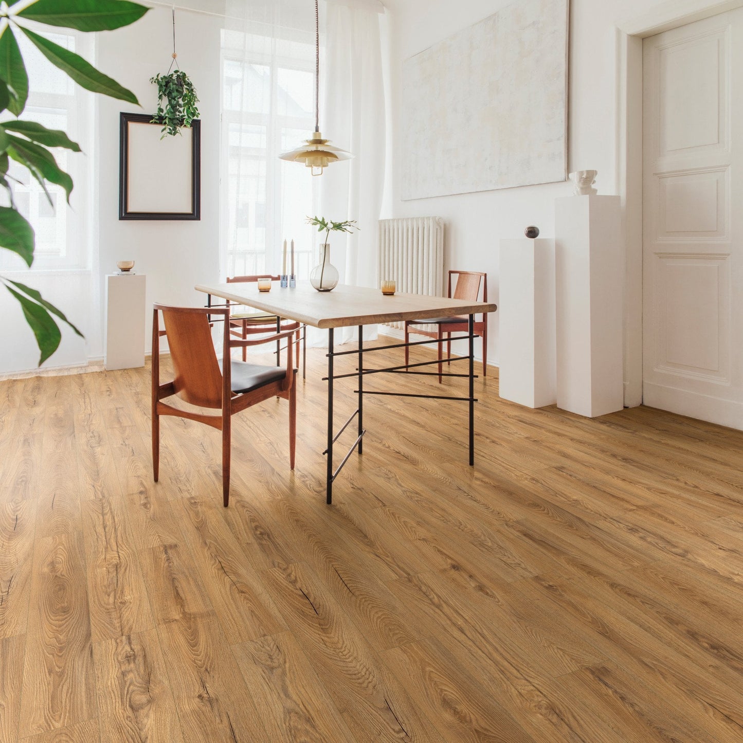 Krono Original | Firebrand Oak Herringbone 8mm Laminate Sample - K450 (SKU-344645)