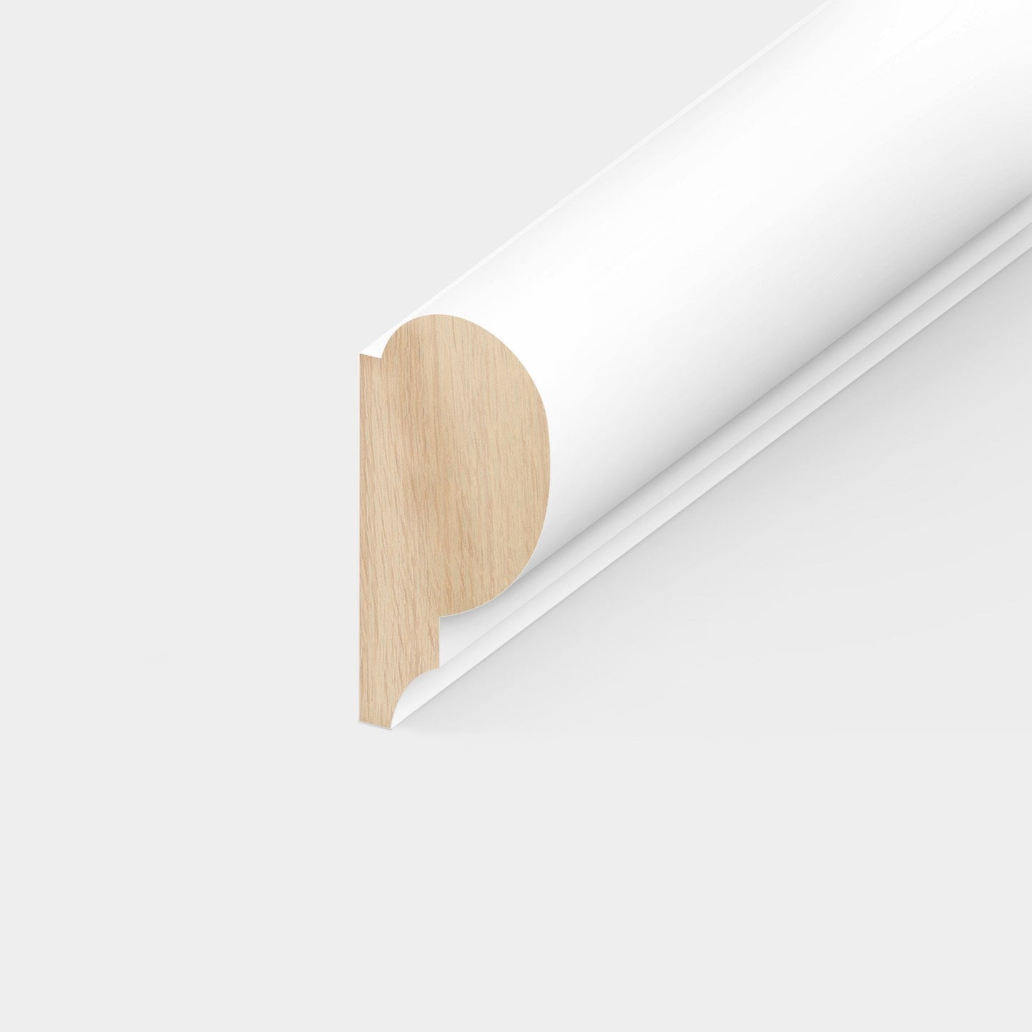 White - 2.4m Painted Picture Rail Moulding (122320)