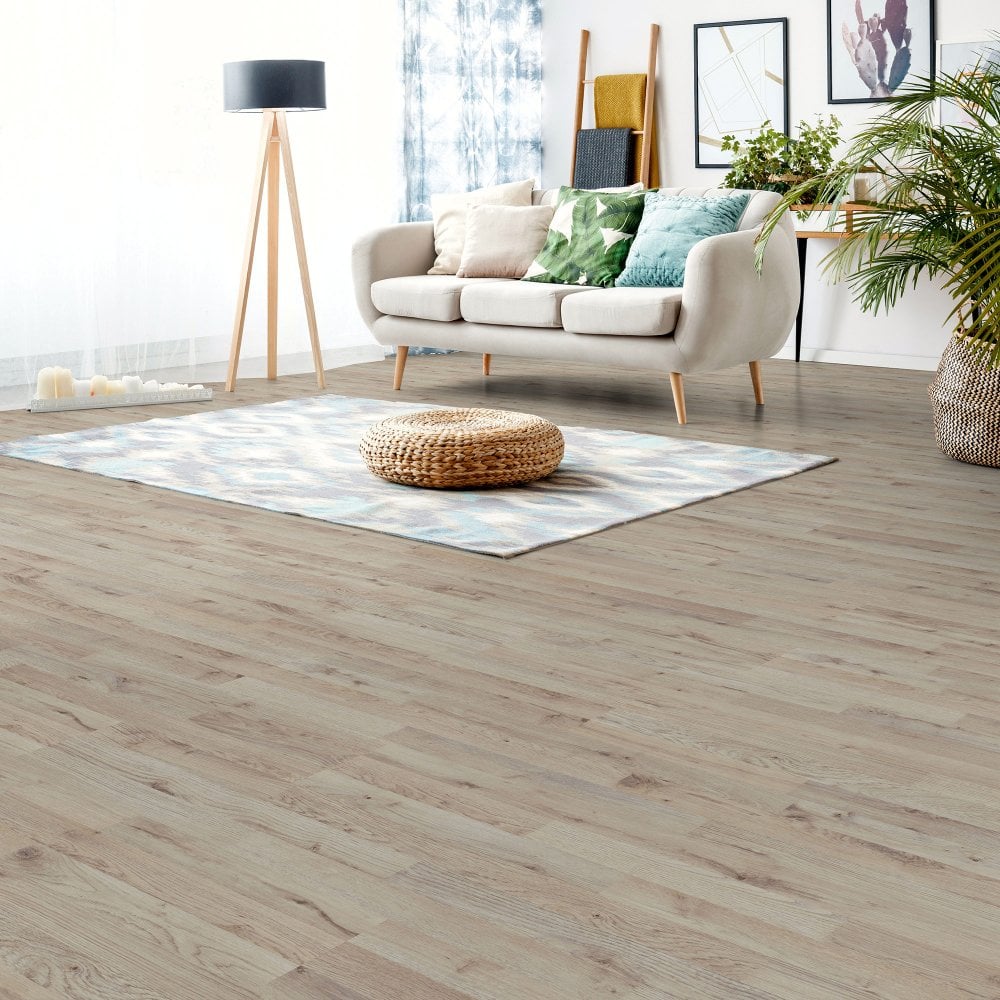 Kronotex Autumn Oak Light Basic 6mm Laminate Flooring (122365)