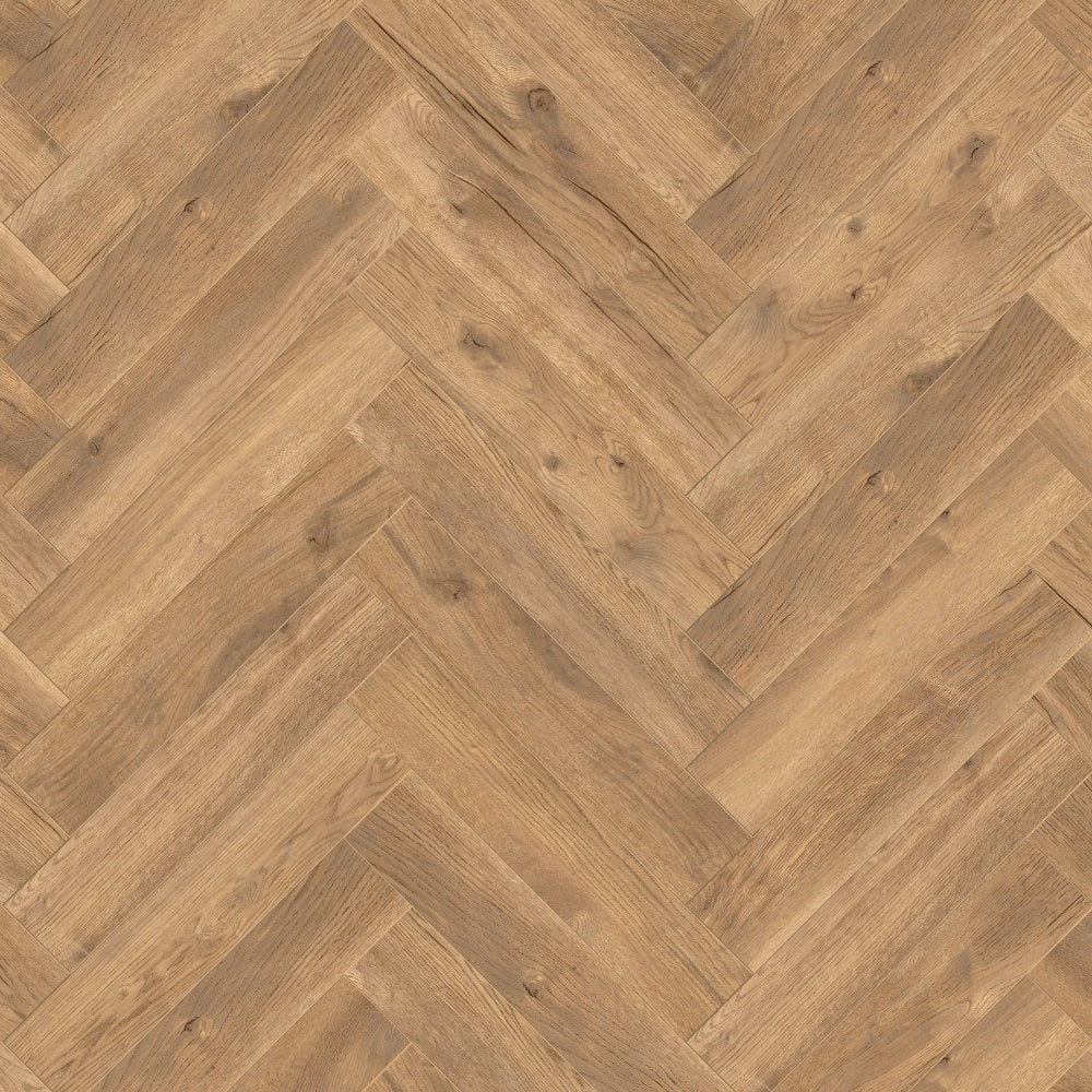 Treviso Oak - Herringbone 8mm Laminate Flooring (122370)