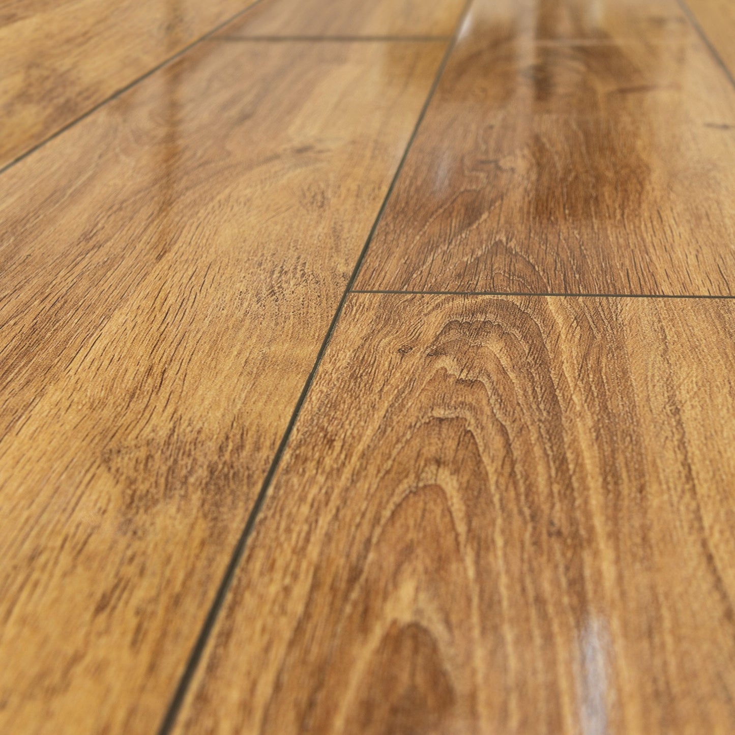 Hamsterley Oak - Lustre 8mm High Gloss Laminate Flooring (84870)