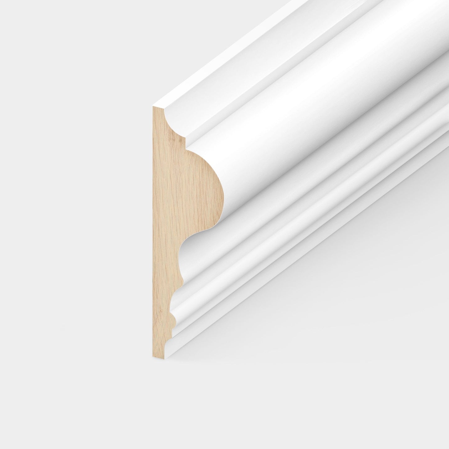 2.4m White Painted Dado Rail 20mm x 69mm
