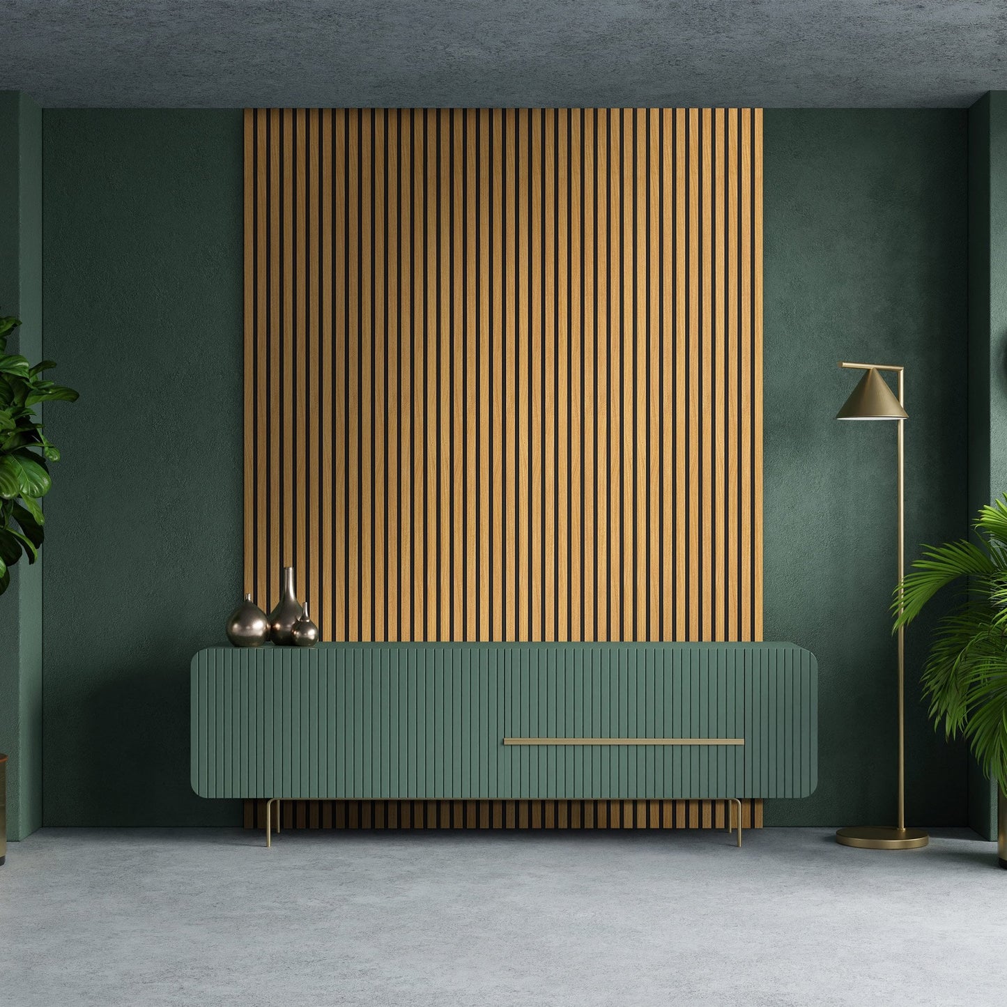 Golden Oak - Elevation Acoustic Wall Panelling (121616)