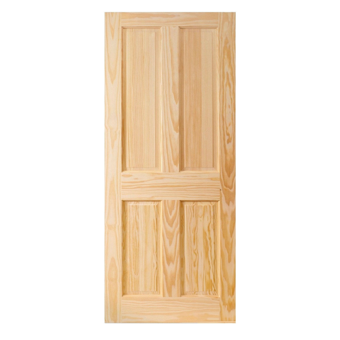 B-Grade Clear Pine Internal Unfinished Malton 4 Panel Door (123692)