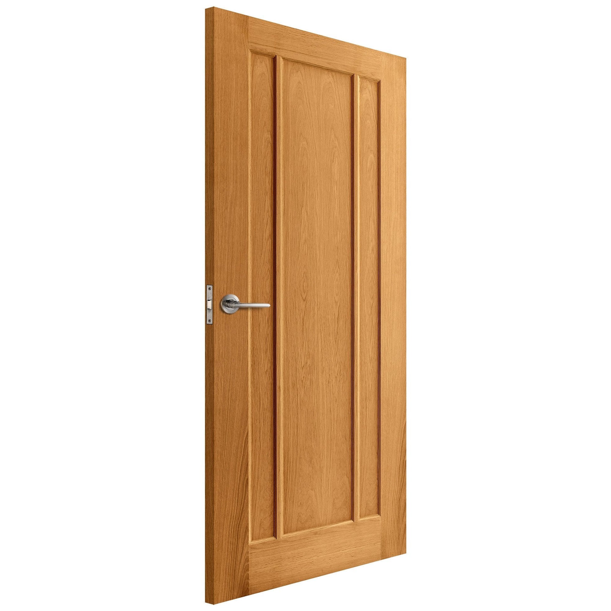Oak Internal Fully Finished Toledo Made-to-Measure FD30 Fire Door (122651)