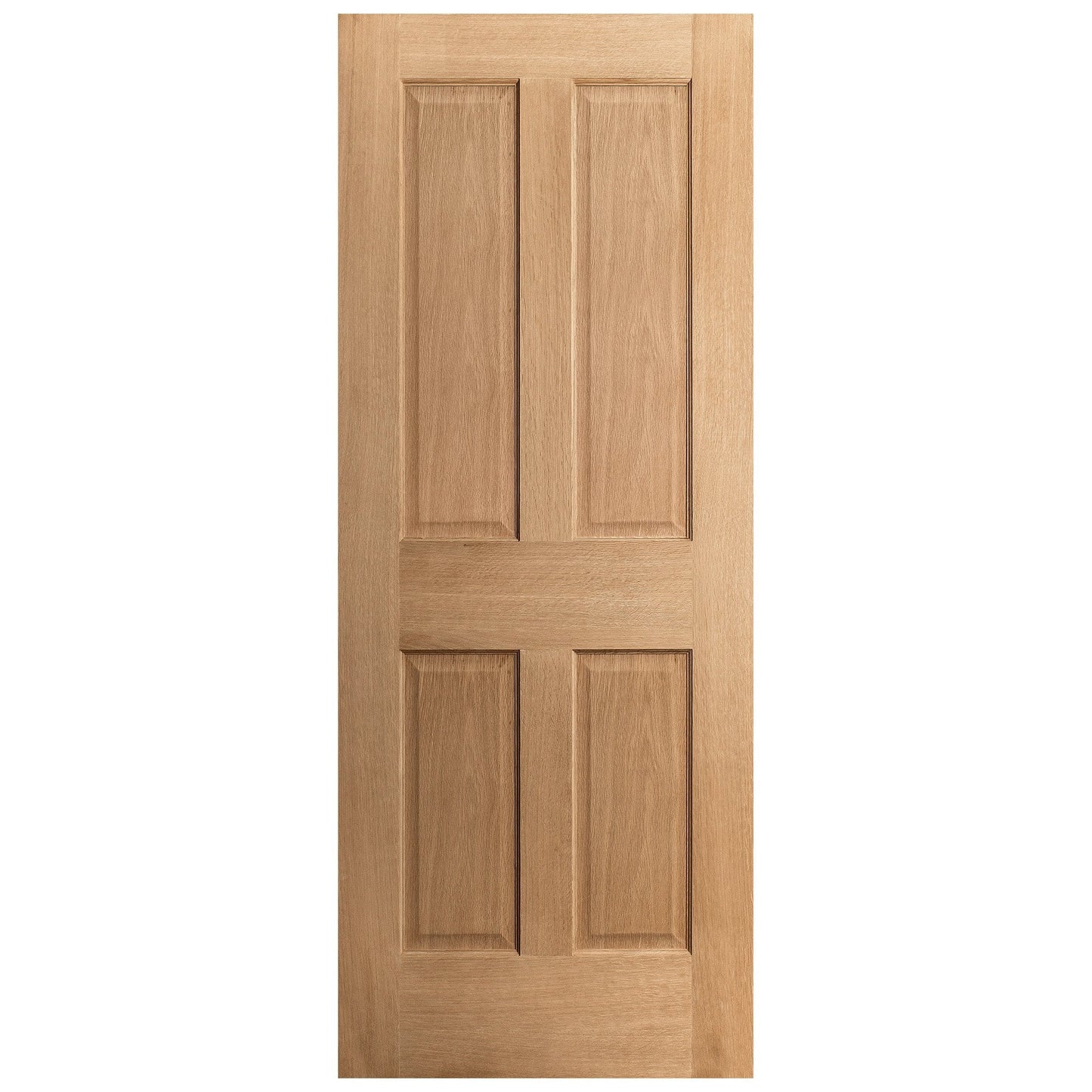Oak Internal Unfinished Traditional Victorian 4 Panel FD30 Fire Door (51745)