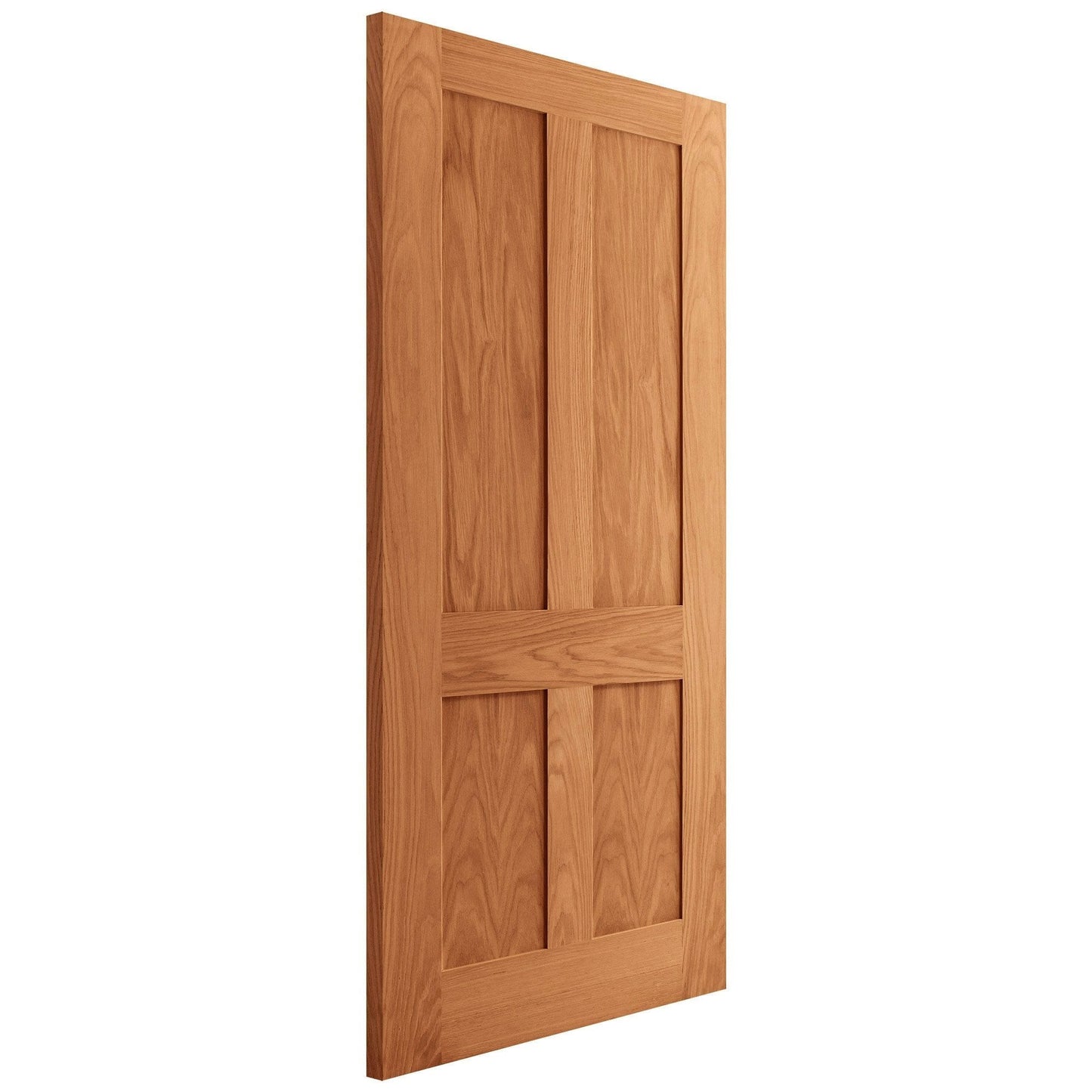 Oak Internal Fully Finished Victorian Shaker Flat Made-to-Measure FD30 Fire Door (122613)