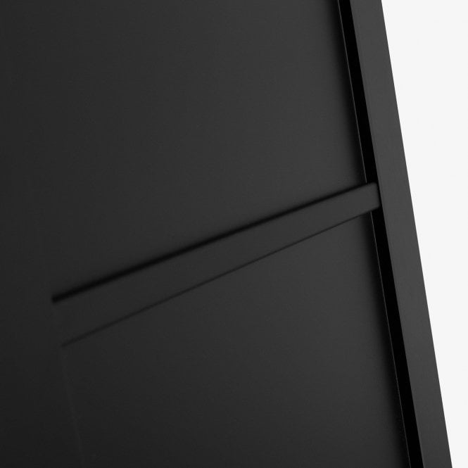 B-Grade Black Internal Fully Finished Industrial Studio 3 Panel Door (123961)