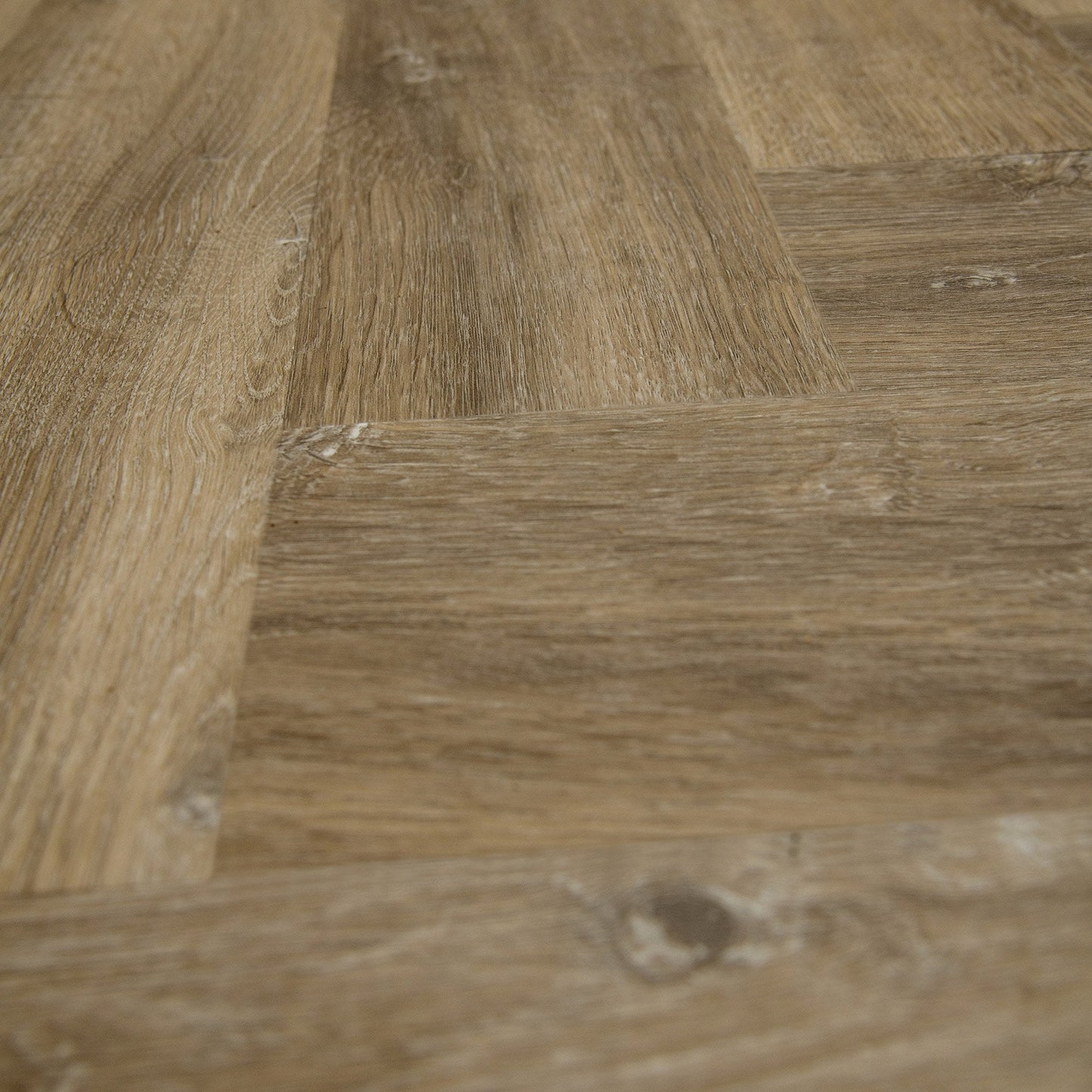 Leader-Tec | Nelson Oak - Foundation Herringbone LVT 2m Glue Down Vinyl Sample - CW-3886-HB (SKU-345224)