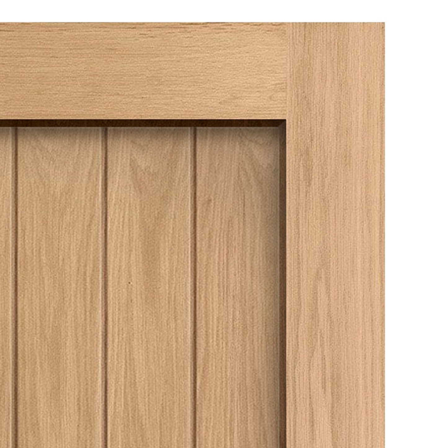 Internal Oak Unfinished Slimline LD Mexicano Door (123970)