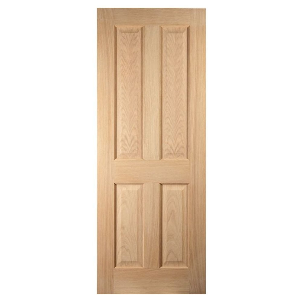 B-Grade Oak Internal Fully Finished 4 Panel Oregon Door (124146)