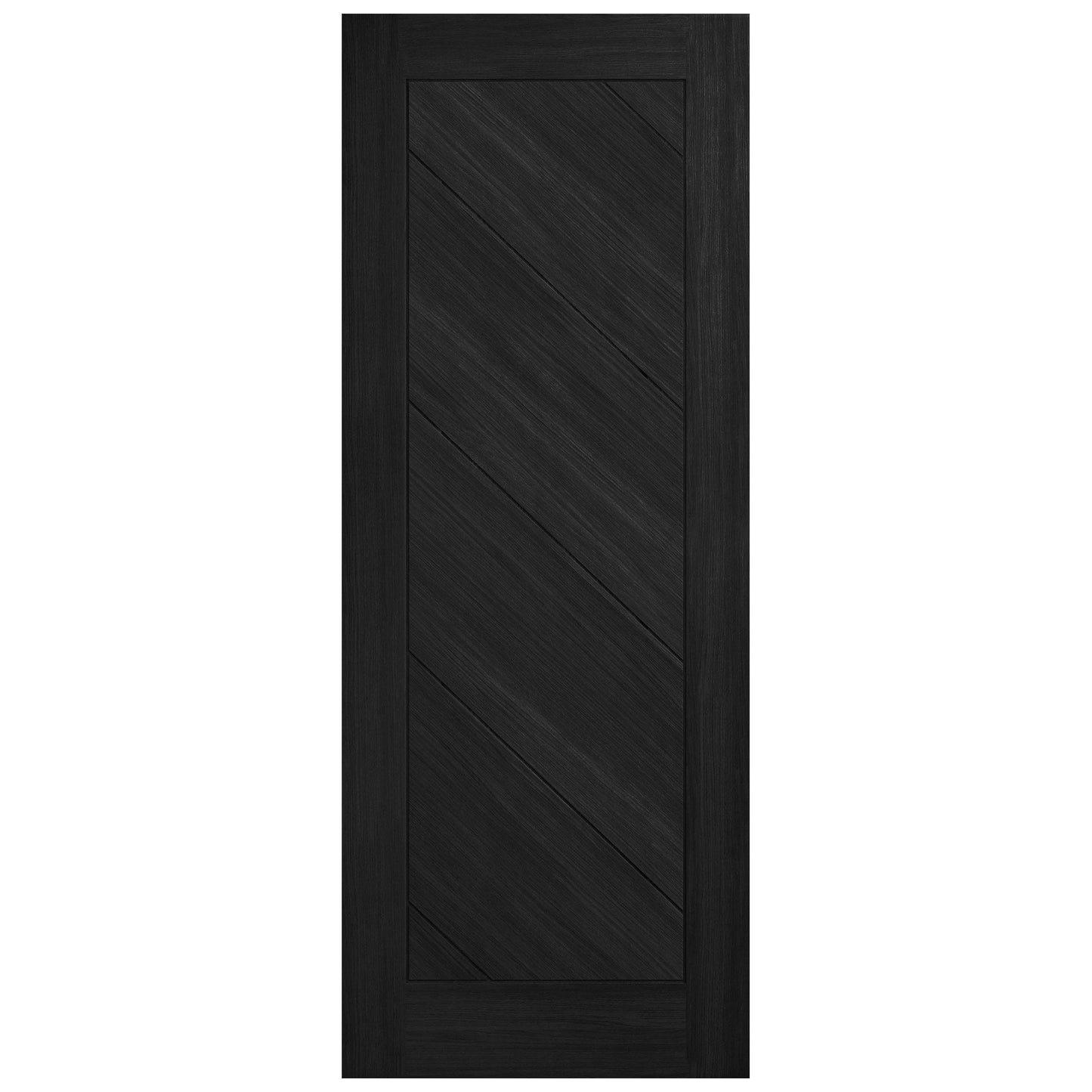 Black Internal Fully Finished Endure Laminate Stockholm FD30 Fire Door (122013)