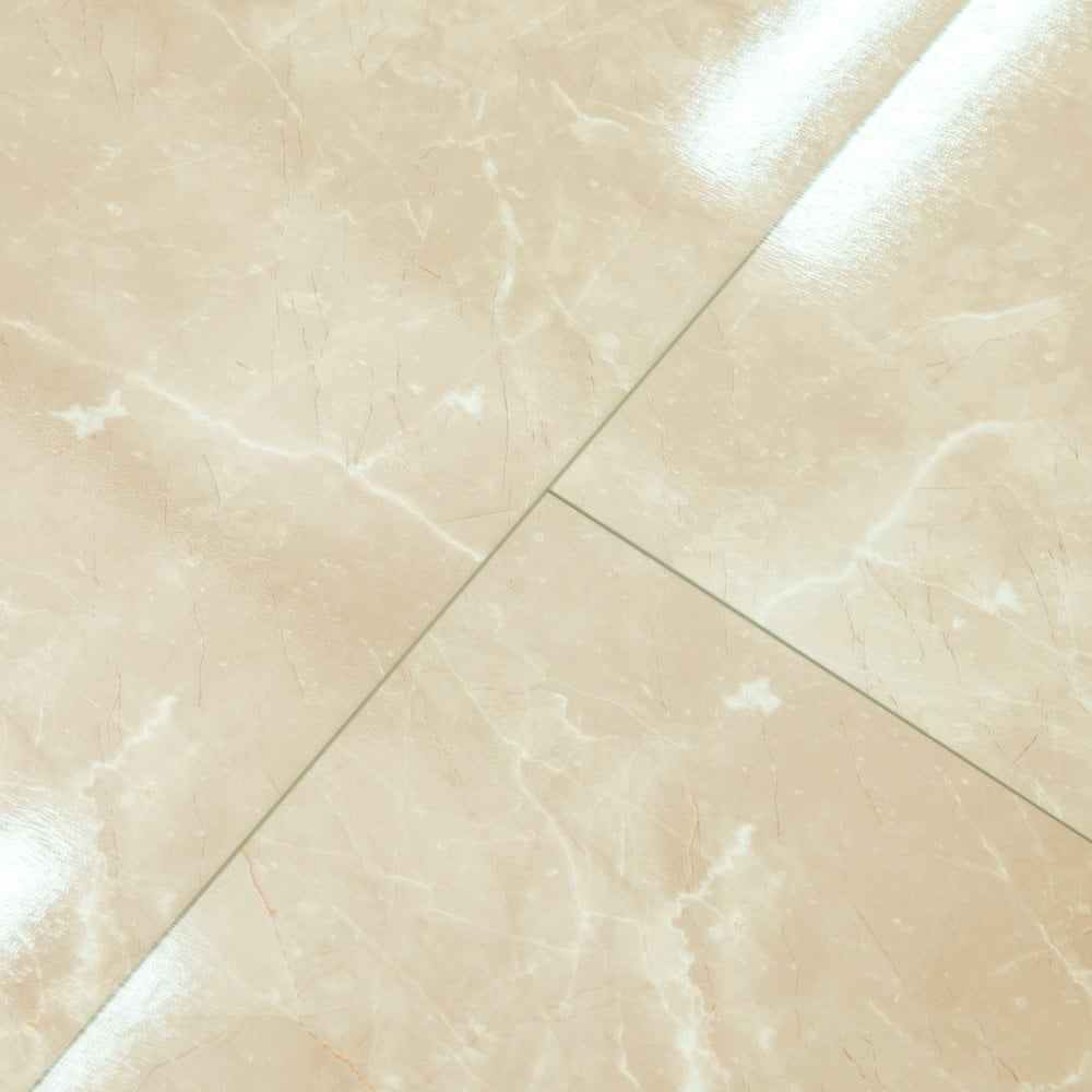 Light Pinto - Lustre Stone 8mm High Gloss Laminate Flooring (90001)