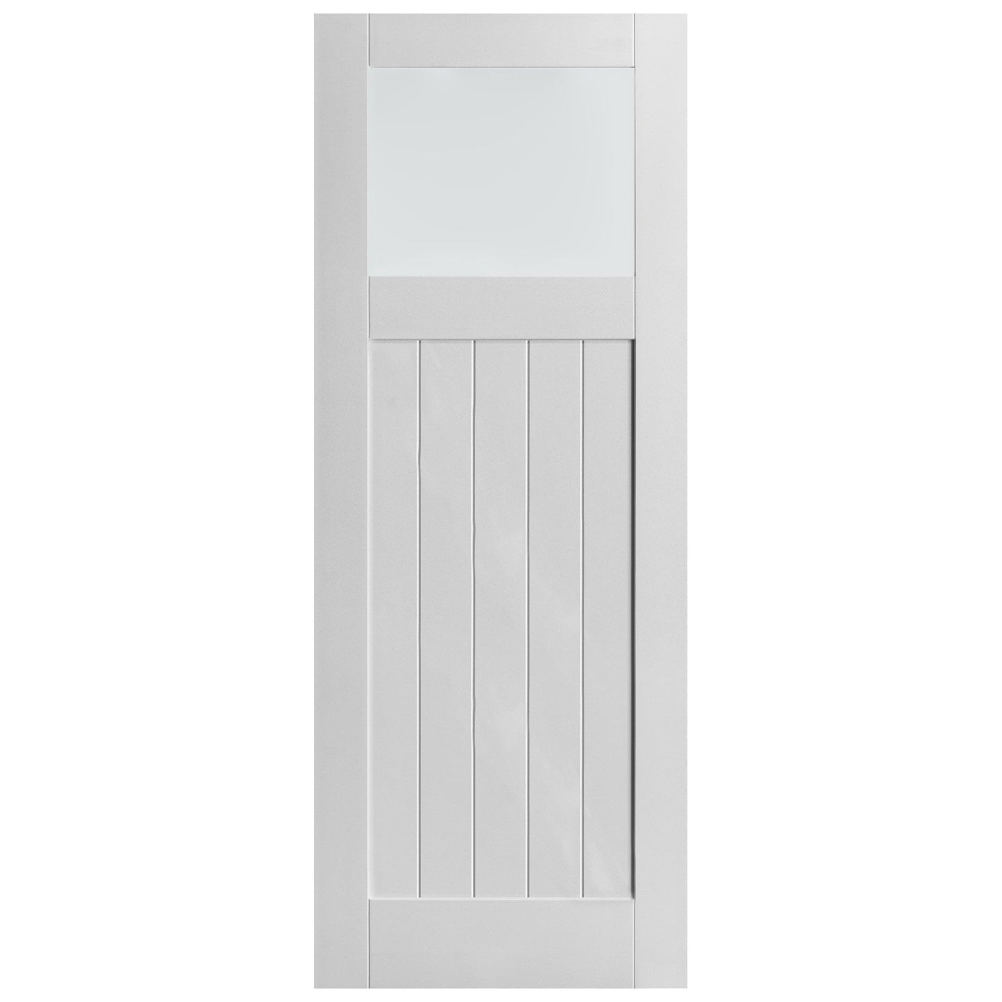 White Internal Primed Cottage Glass Barn Door (121732)