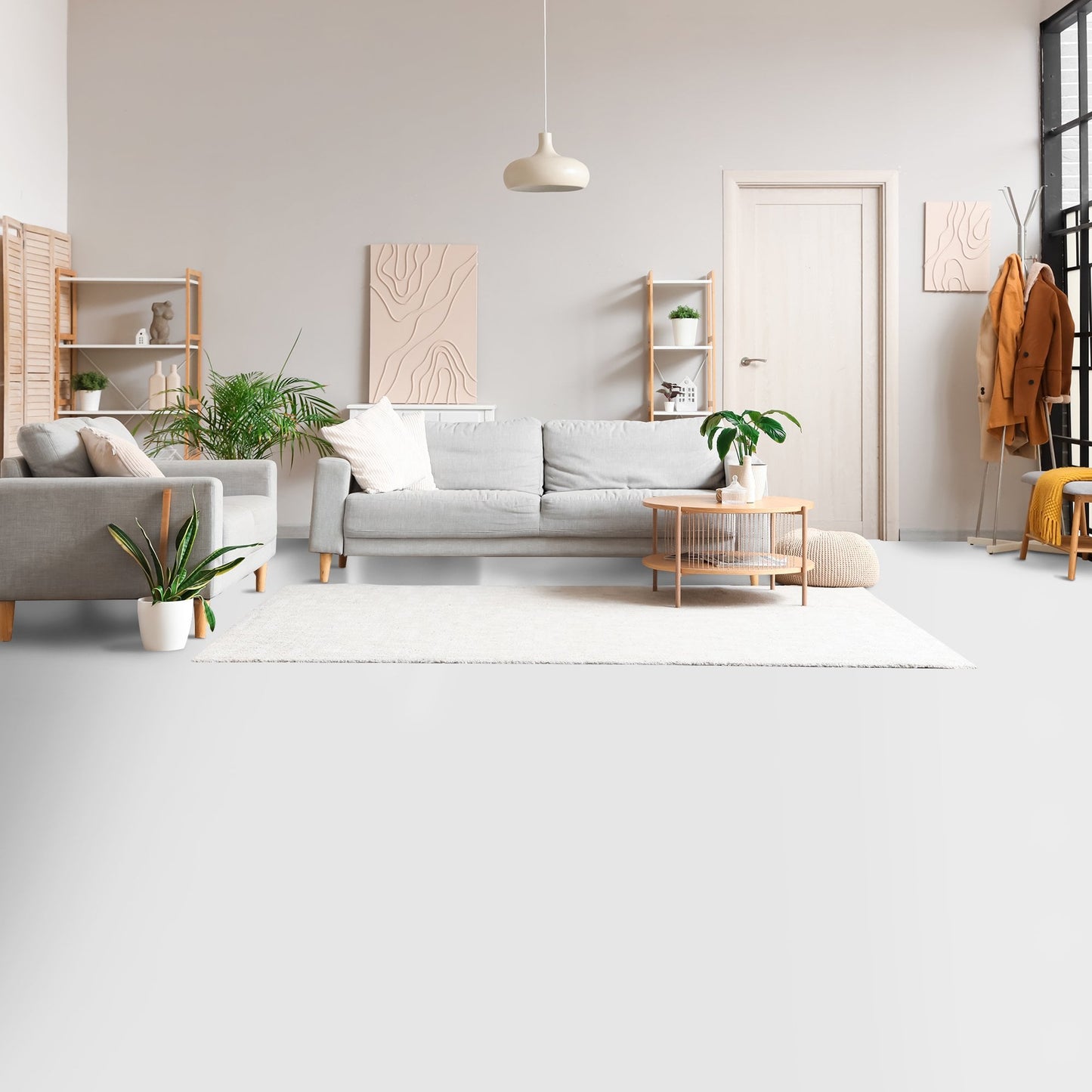 White - Lustre Flawless 8mm Matt Laminate Flooring (75806)