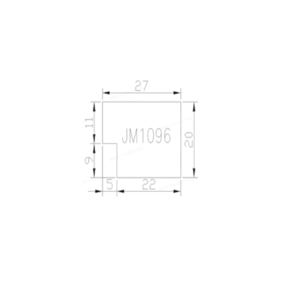 Ivory White - Elevation Acoustic 2.4m Wall Panelling Trim (121644)