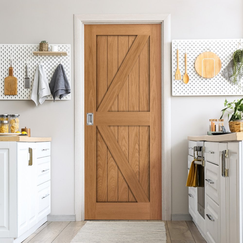 Oak Internal Cottage Barn Door (121697)