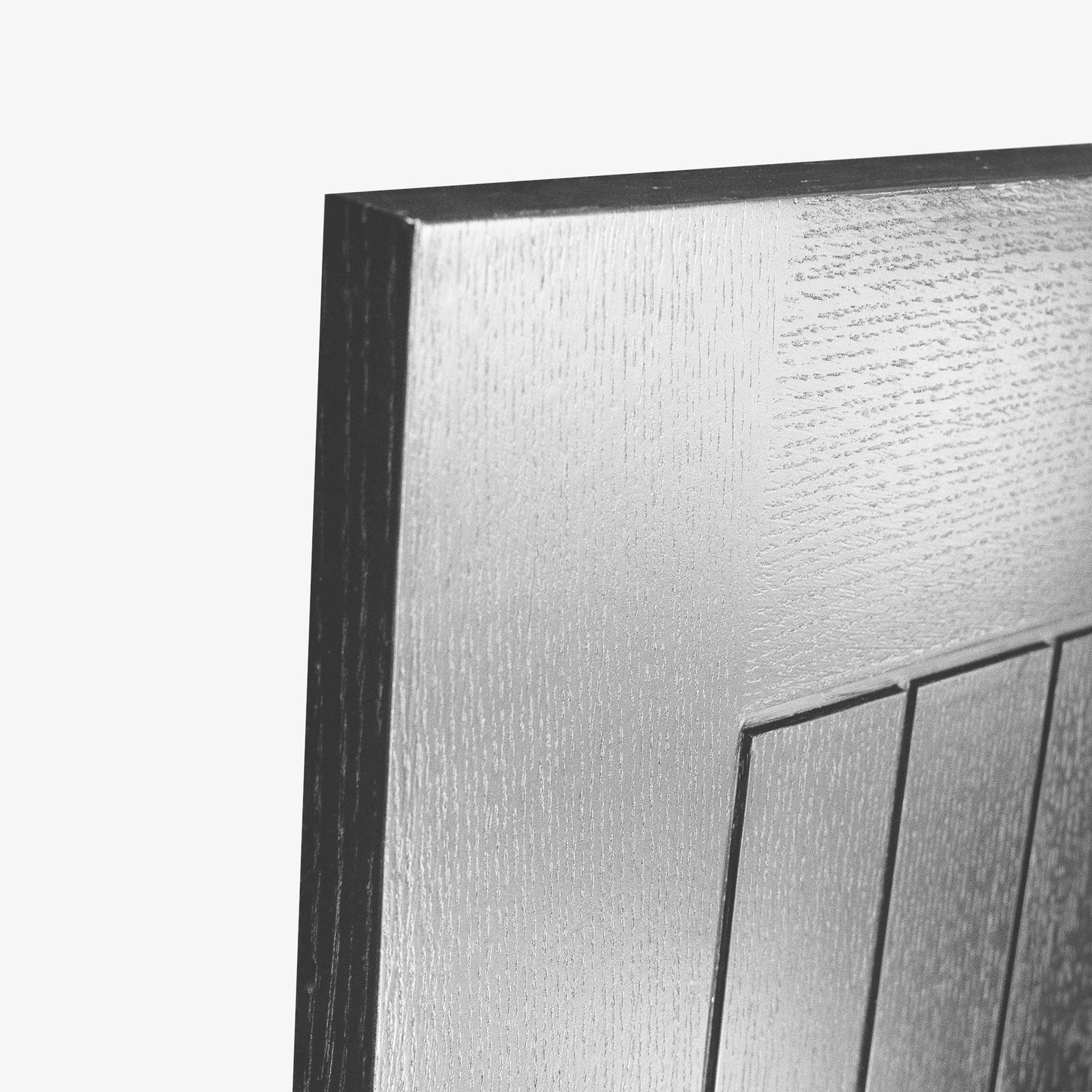 Ash Grey Internal Fully Finished Farley 1 Panel 1 Light Clear Glass Door (121189)