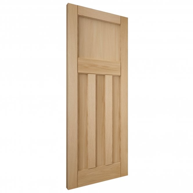 Oak Internal Unfinished 3 Panel Deco Door (121699)