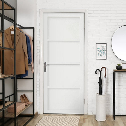 Internal Primed Studio Industrial 4 Panel Door (121194)