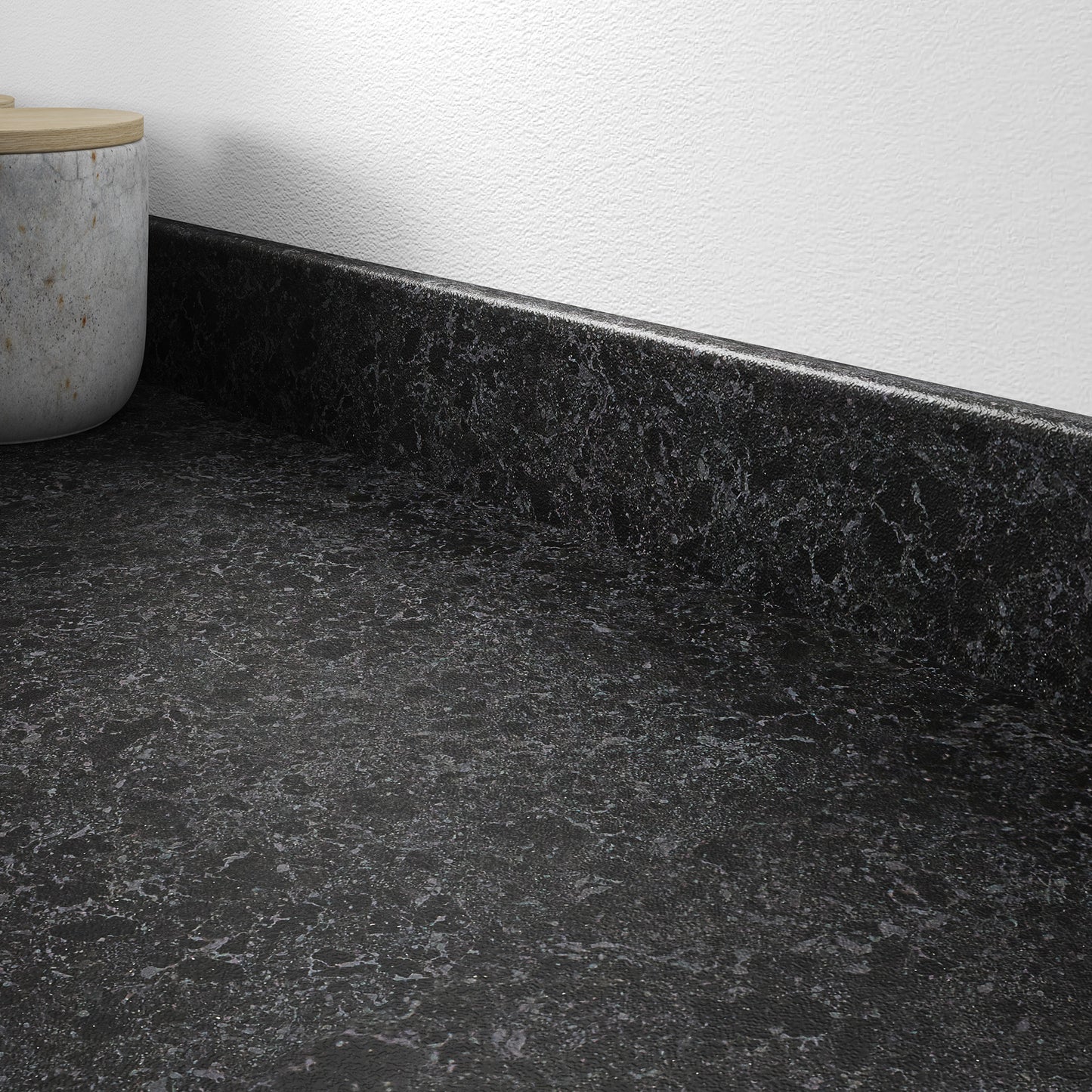 Midnight Granite - Rounded Edge Upstand 3000mm