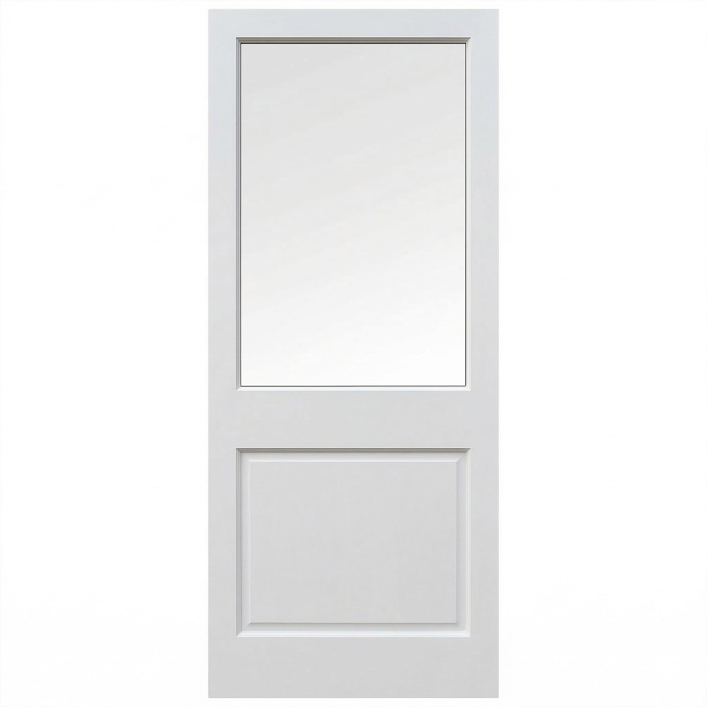 White External Primed 2XG Clear Double Glazed Door