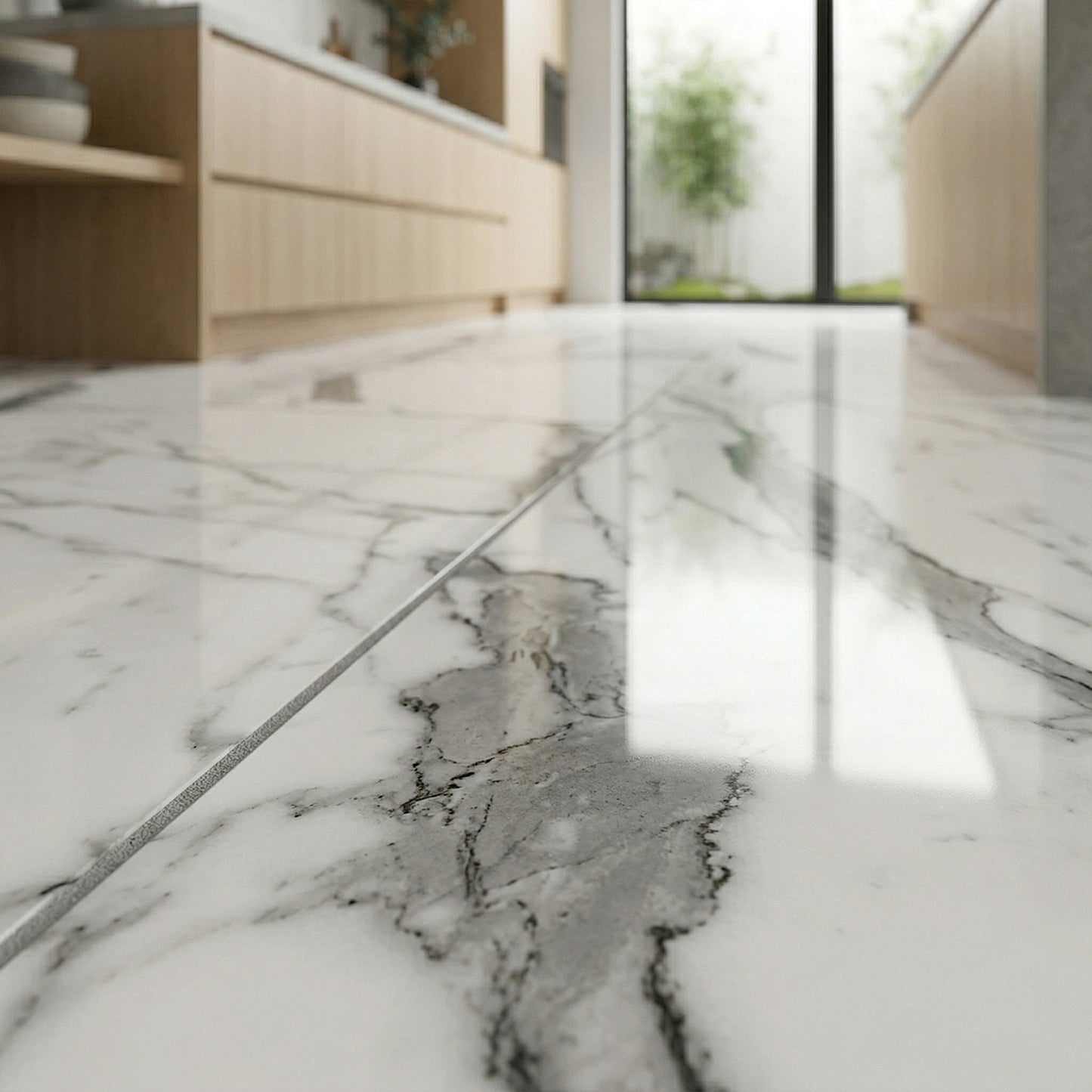 Marble Sarzana - Stone 2.0 8mm High Gloss Sample (Q1031)