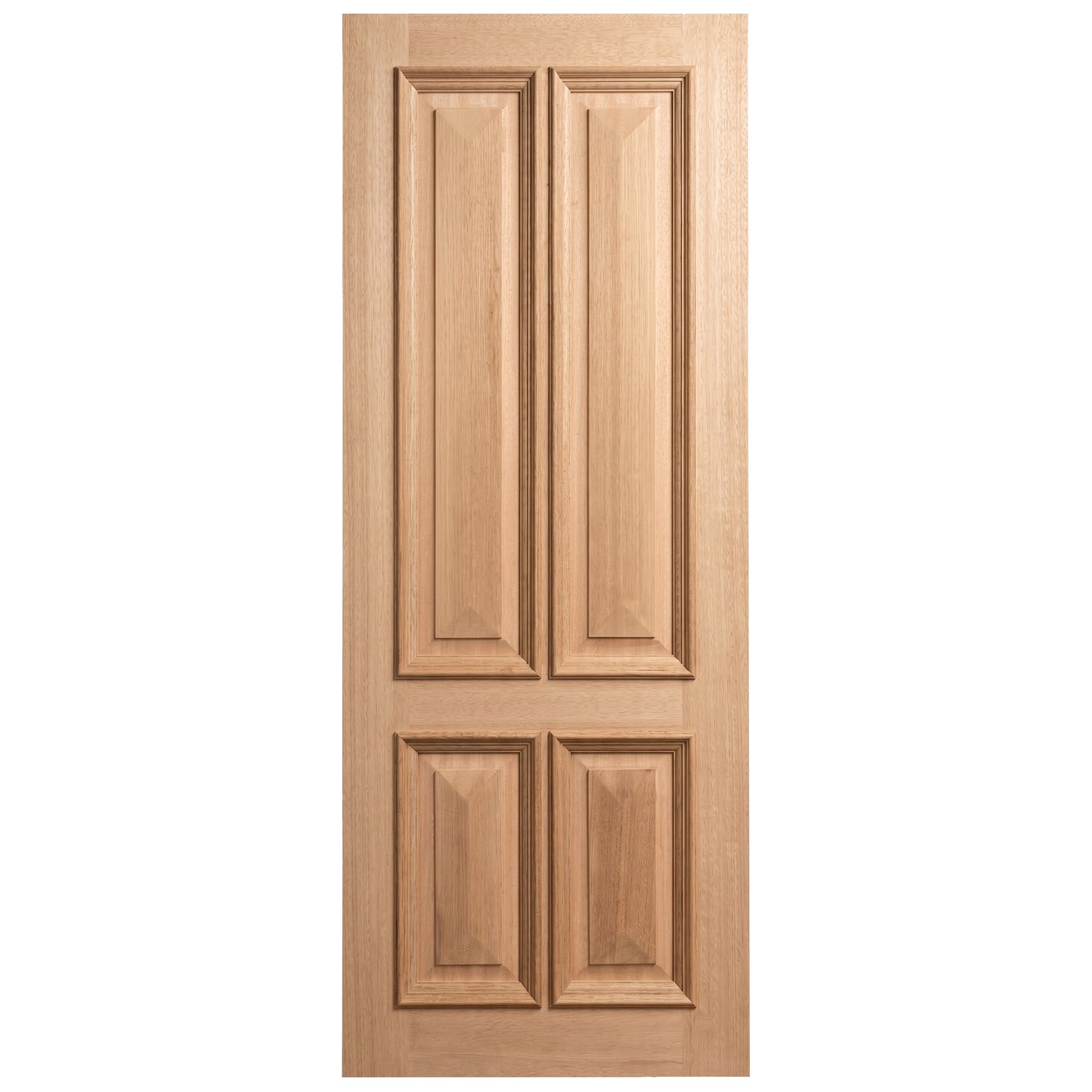 External Hardwood Unfinished Hampstead Raised Mouldings Door