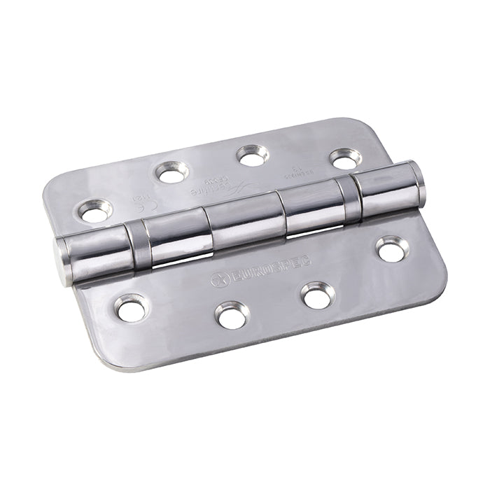76mm (3") Grade 11 Fire Rated Ball Bearing Radius Hinge Pair - Brushed Stainless Steel (HIN13225/11BS)