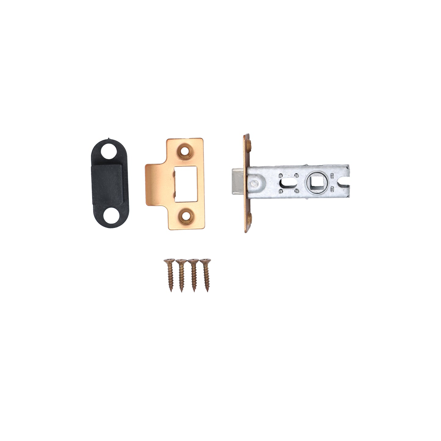 65mm Tubular Mortice Latch - Rose Gold