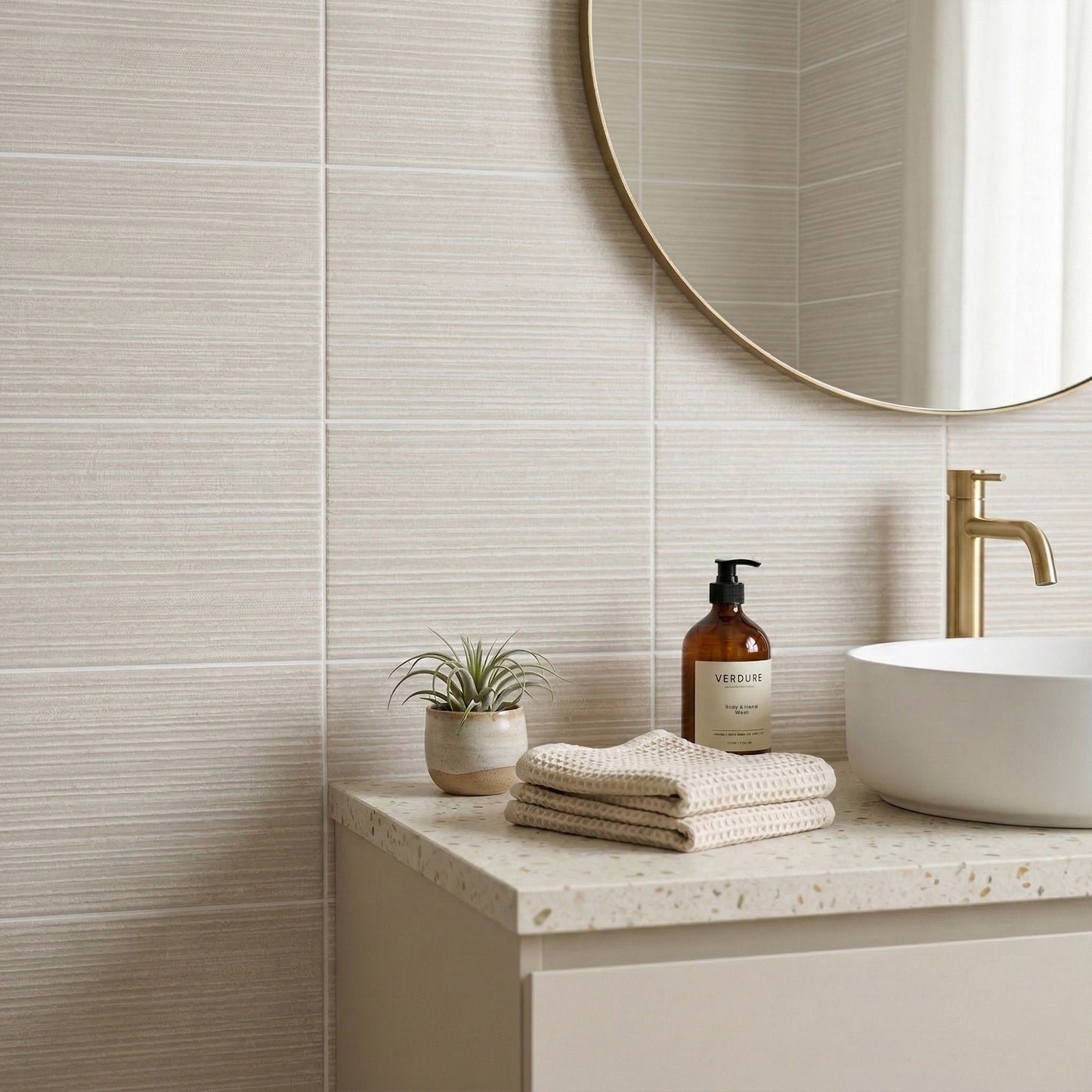 White Matt - Urban Textured Porcelain Wall & Floor Tile Sample