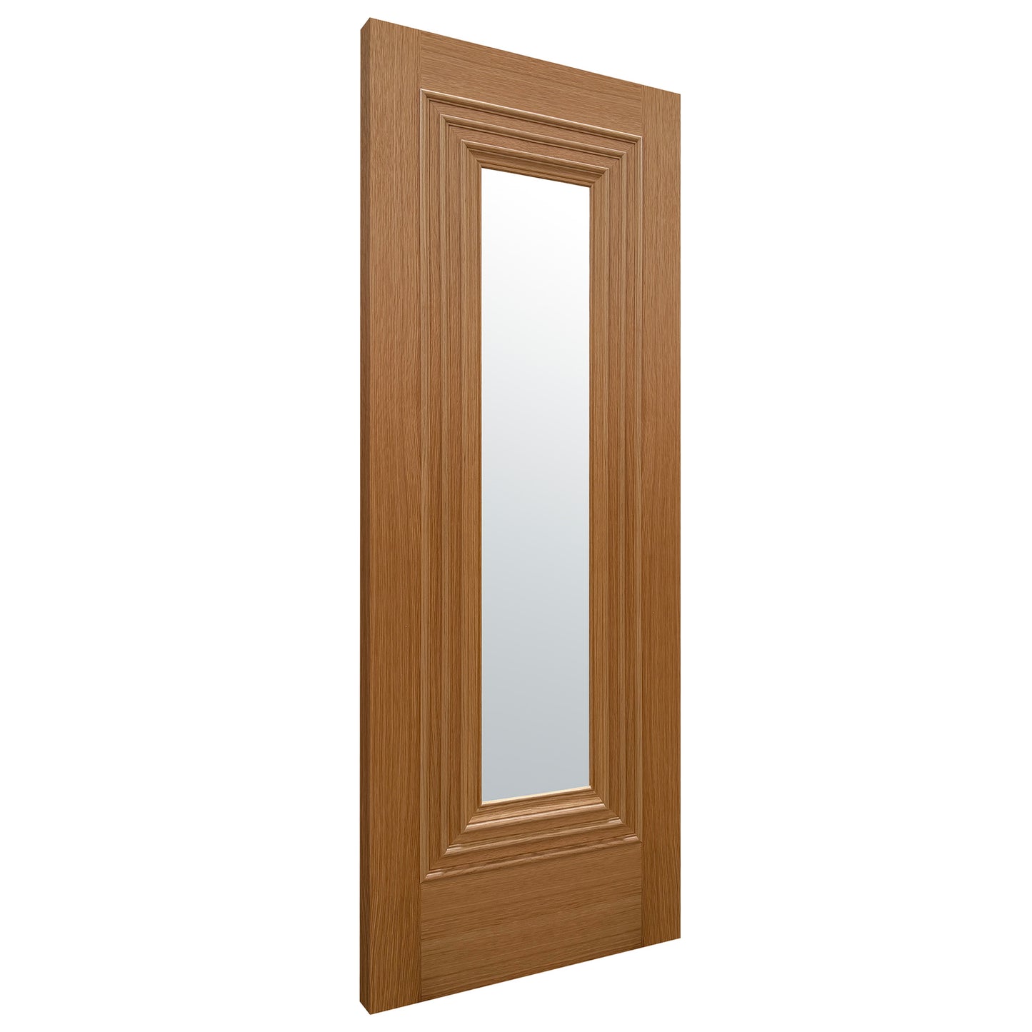 Oak Internal Fully Finished Clear Glass Trinity Door (OAKTRICG)