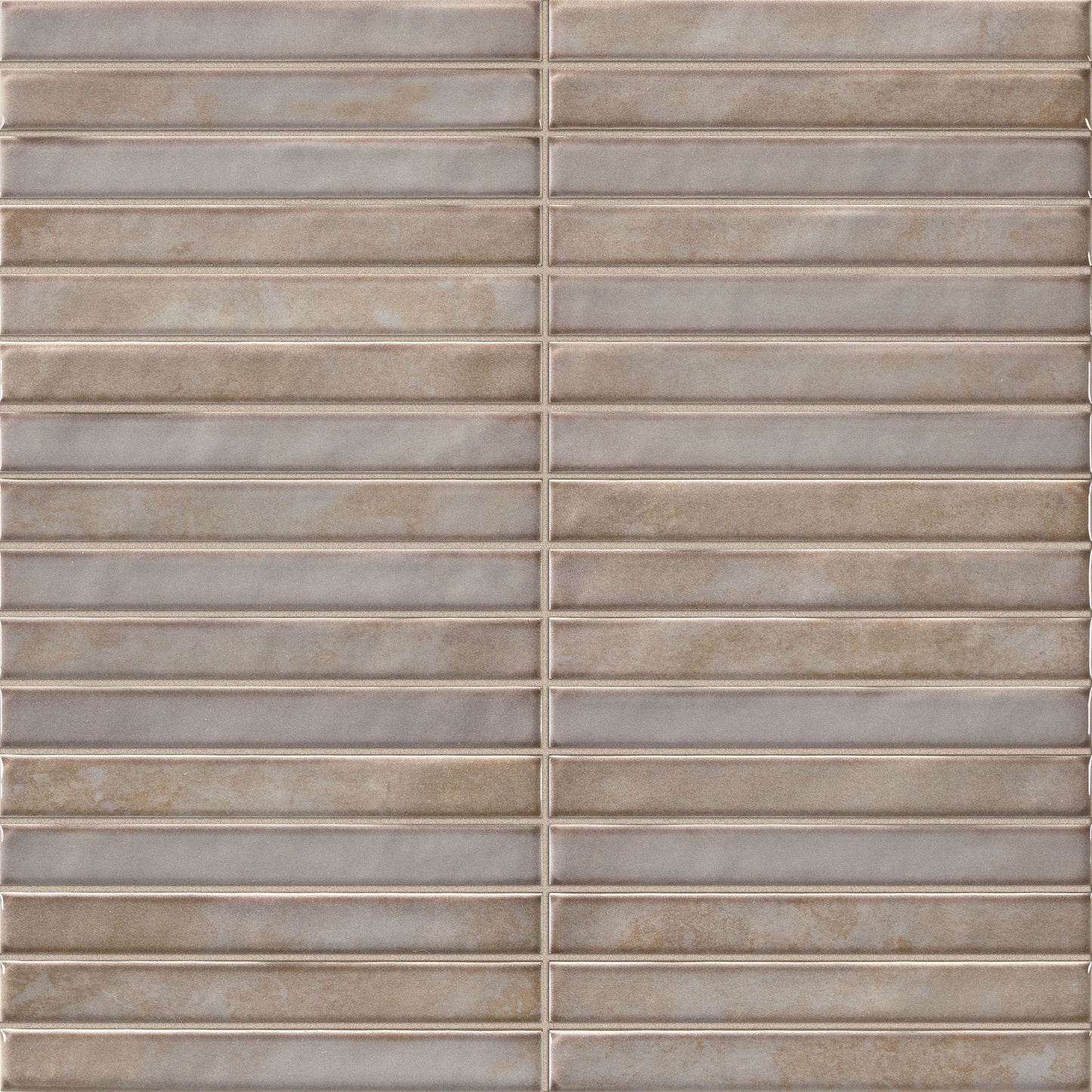 Grey Gloss - Elara Smooth Linear Ceramic Wall Tile