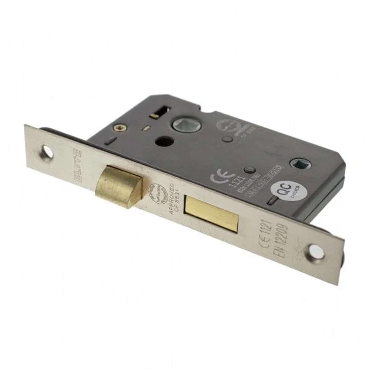76mm (3'') CE Bathroom Lock - Satin Nickel (77779)