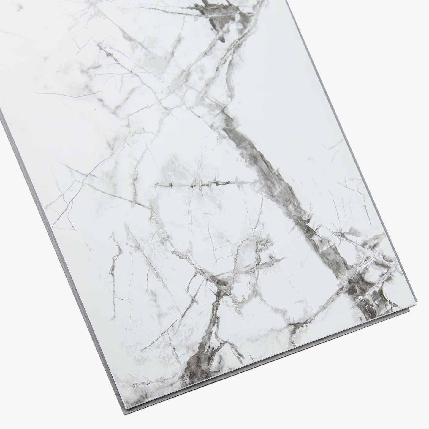 White Marble - Luxe Vision SPC 4mm UV Resistant Coating Wall Panelling (123046)