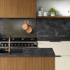 Compact Laminate Worktop - Raja Black 3000mm x 650mm x 12.5mm