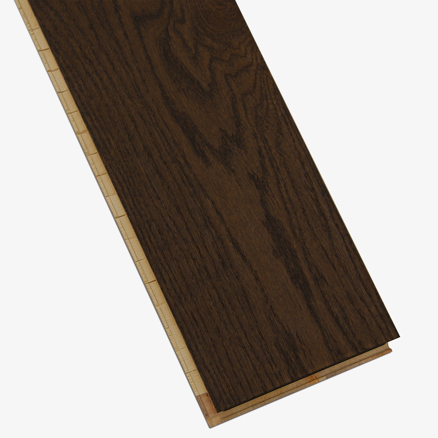 Brown Oak - 14mm Light Brushed 5G Click Engineered Real Wood Flooring (EOCL14x234BRO)