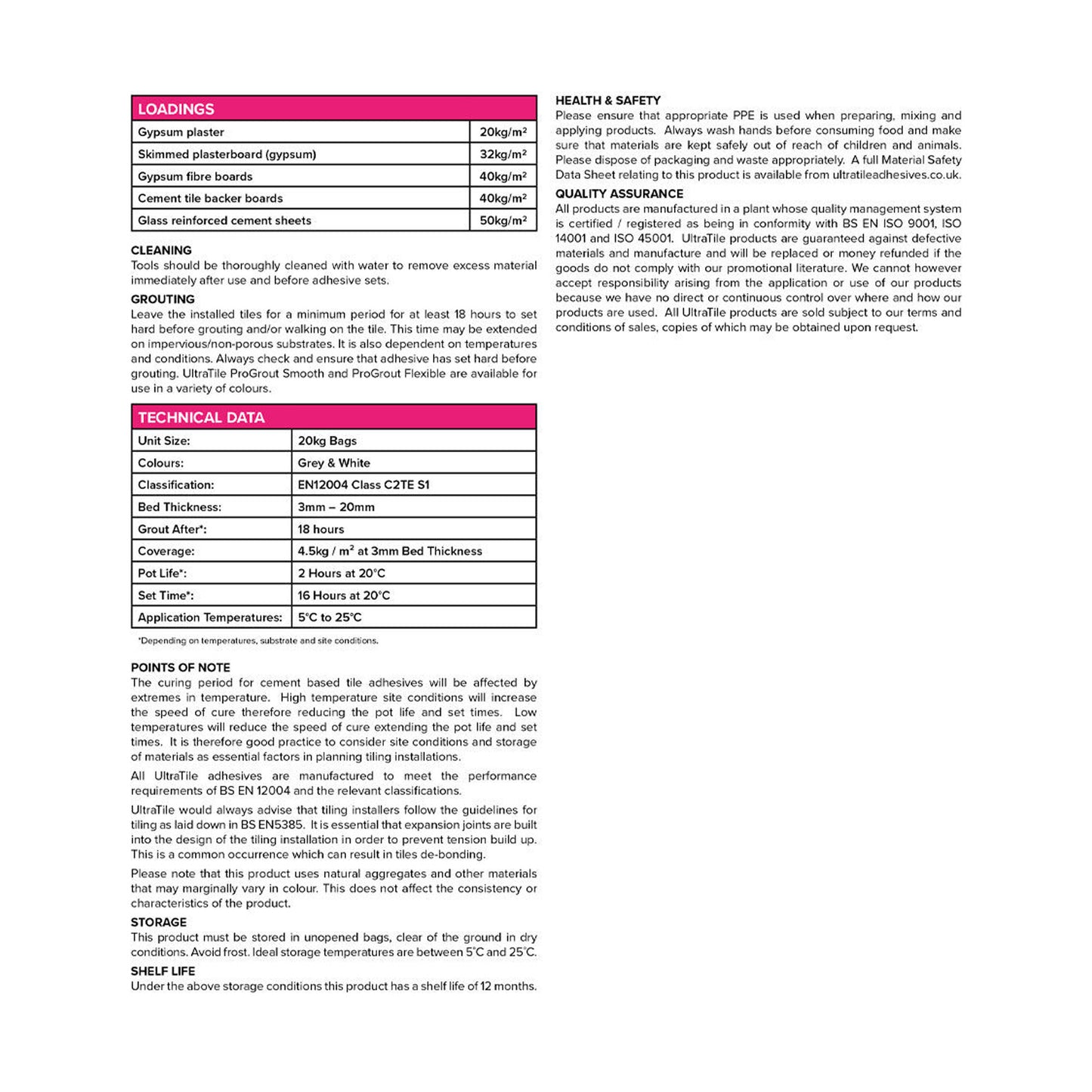 Grey - Ultra ProFlex 20kg SPES Wall & Flooring Sealant