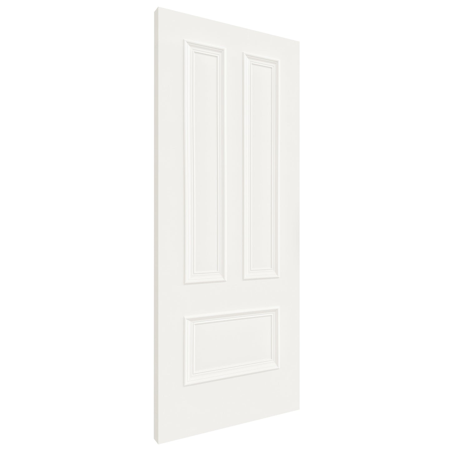 White Internal Fully Finished Belgravia 3 Panel Fire Door (WFBELFD)