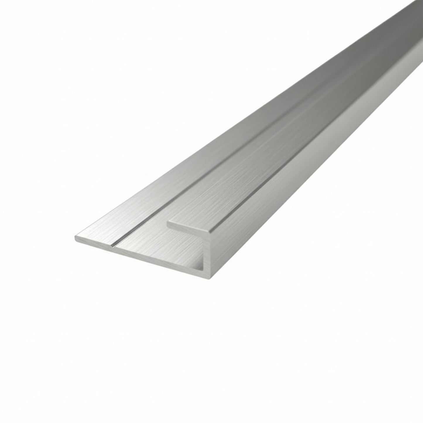 Wetwall Alloy End Cap Polished Silver 2440mm
