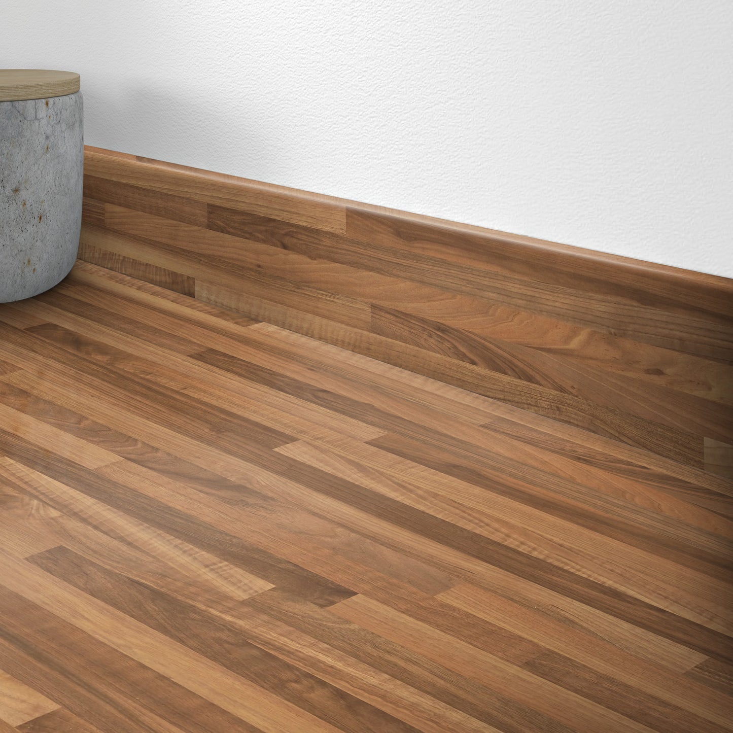 Walnut Block - Rounded Edge Upstand 3000mm