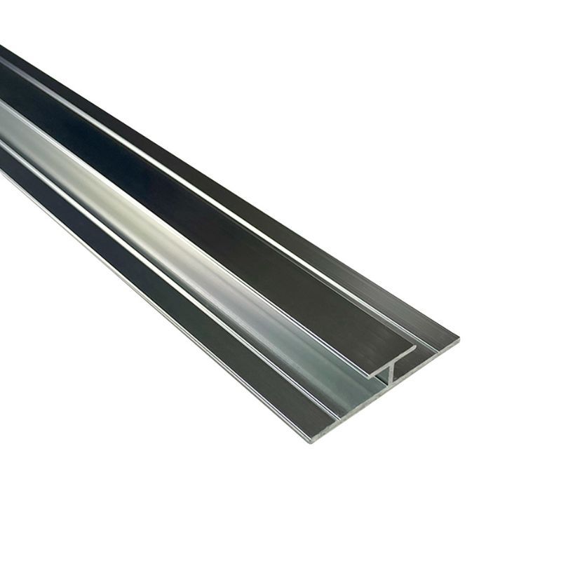 Wetwall Alloy H- Section Polished Silver 2440mm