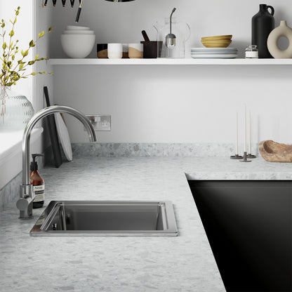Nuvolento - Rounded Edge Laminate Worktop 3000mm x 600mm x 38mm