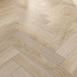 Washed Oak - Herringbone 14mm UV Lacquered Engineered Real Wood Flooring (LIBHB18x90WAS)