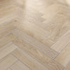 Washed Oak - Herringbone 14mm UV Lacquered Engineered Real Wood Flooring (LIBHB18x90WAS)