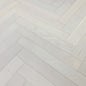 Ivory Oak - Herringbone 14mm UV Lacquered Engineered Real Wood Flooring (LIBHB18x90IVO)