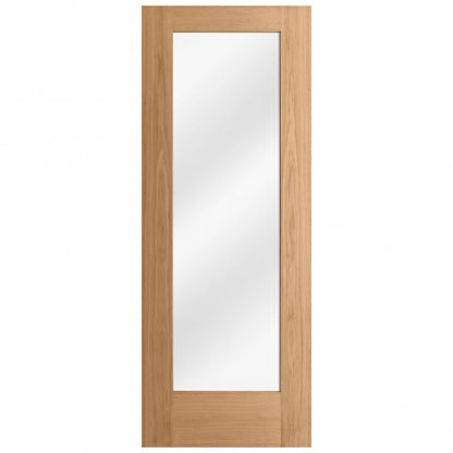 Oak Internal Unfinished Pattern 10 1 Light Clear Glass Door (51734)